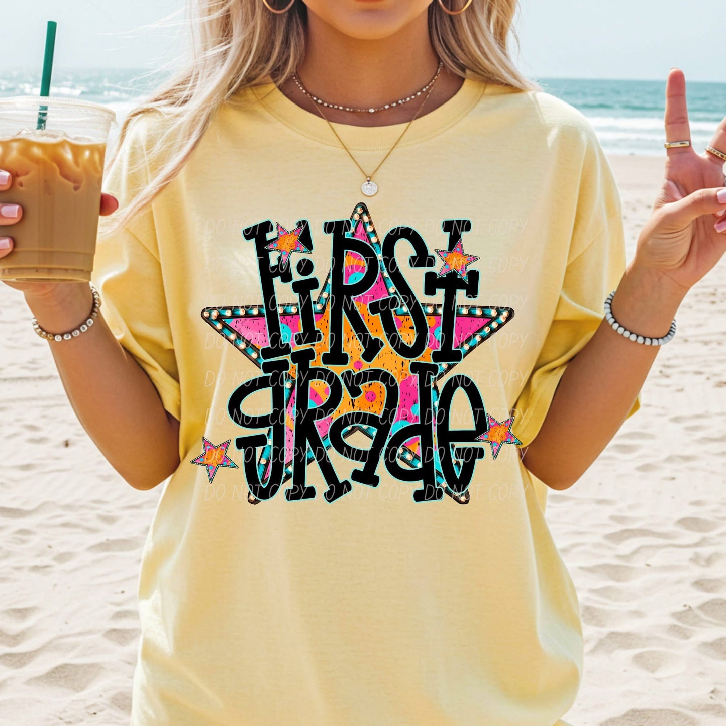 Hollywood Teacher/Career Stars Tee