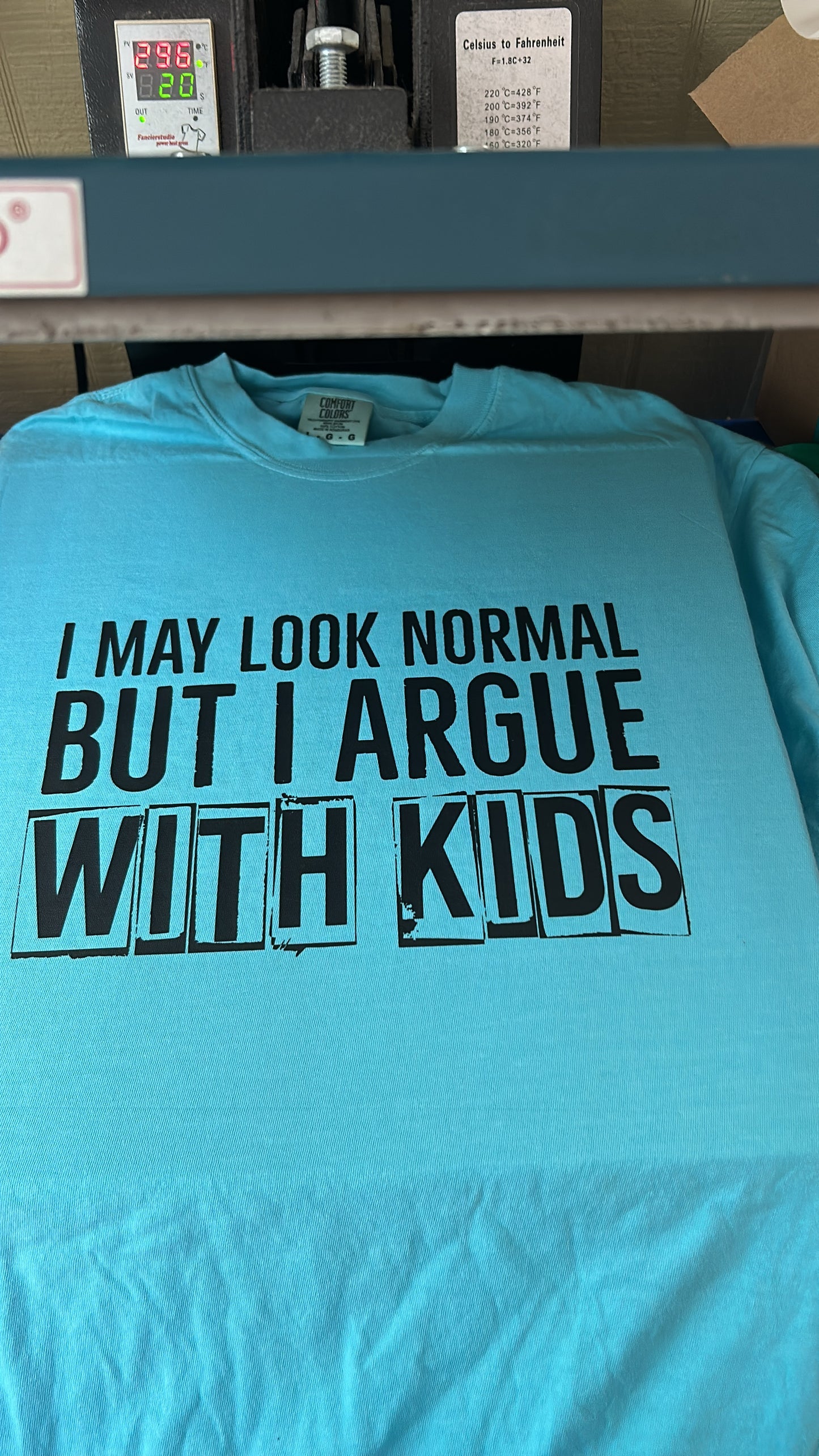 I argue with kids