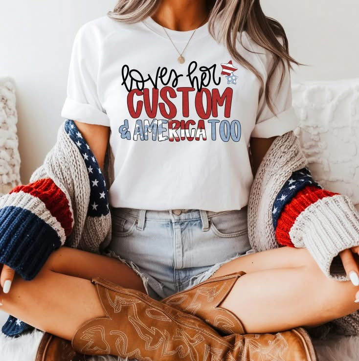 Custom July 4th Family Tee