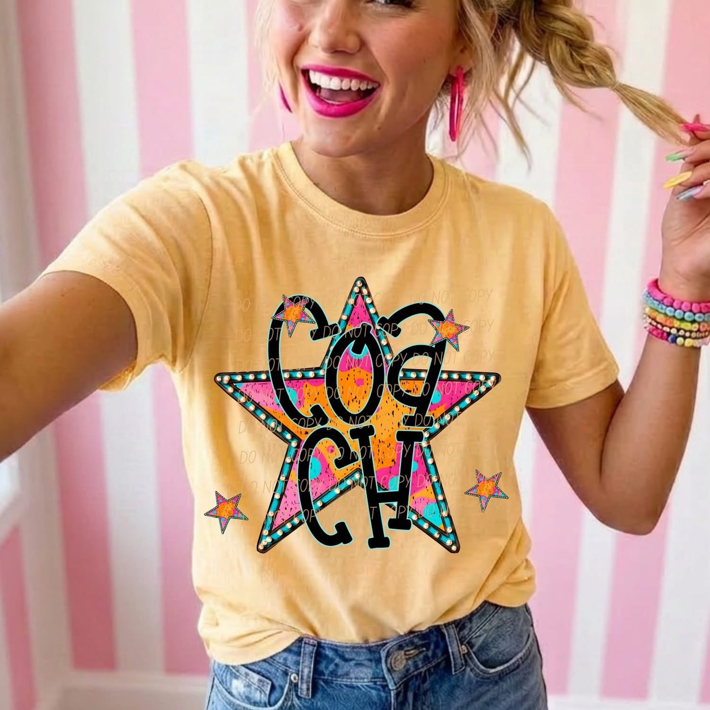 Hollywood Teacher/Career Stars Tee