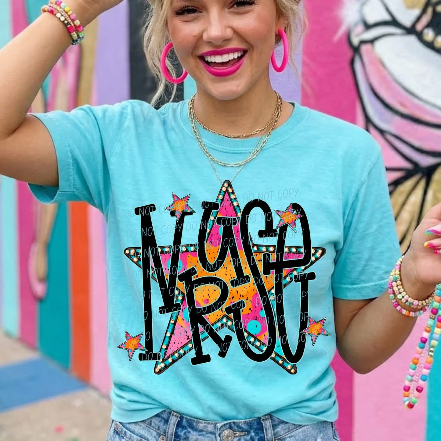 Hollywood Teacher/Career Stars Tee