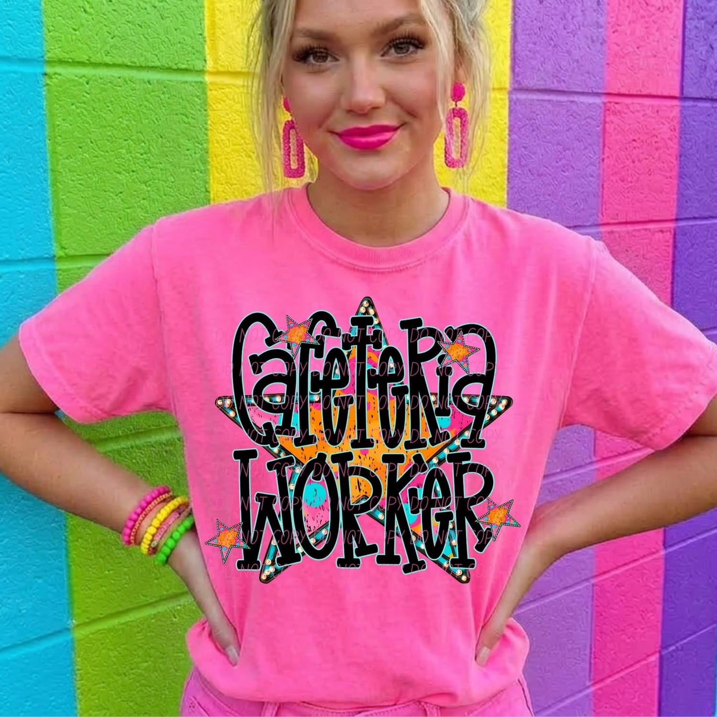 Hollywood Teacher/Career Stars Tee