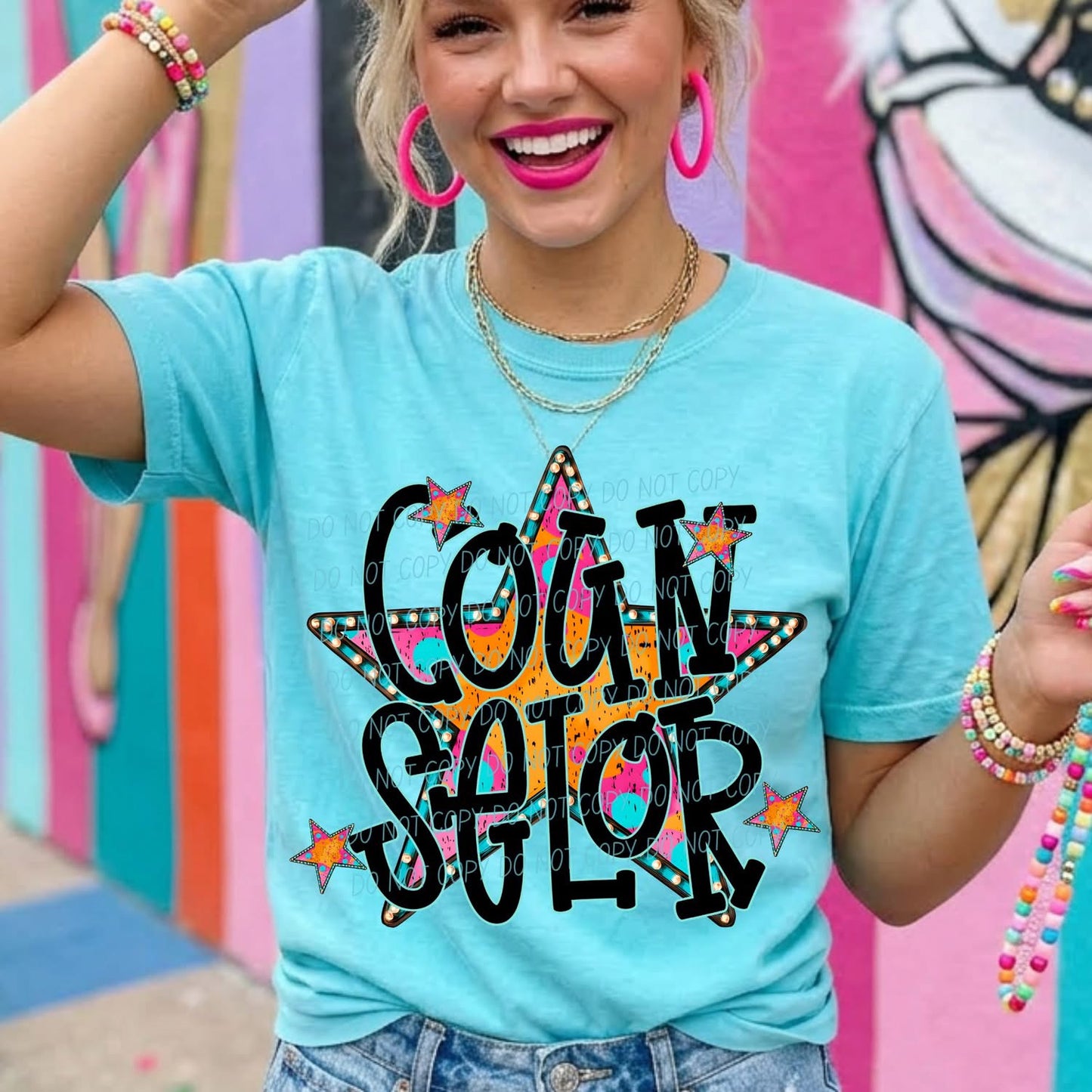 Hollywood Teacher/Career Stars Tee