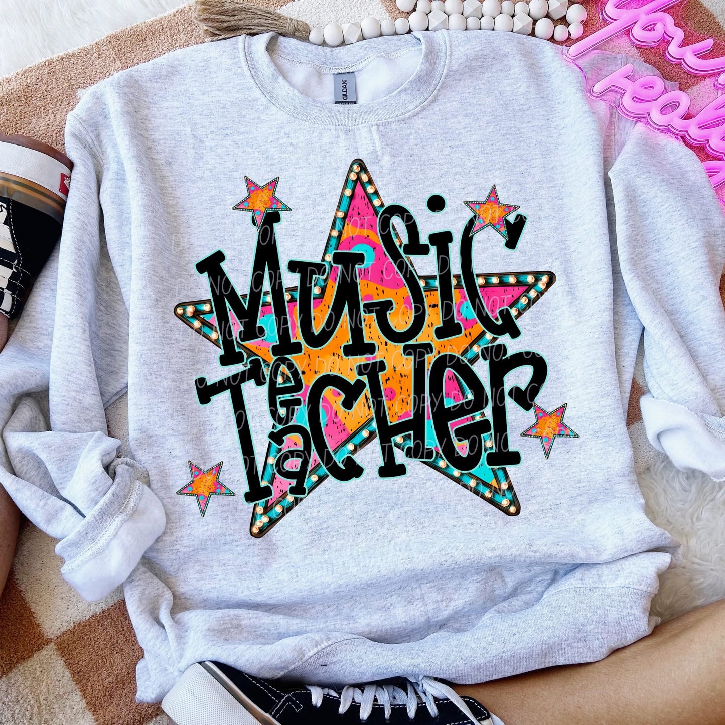 Hollywood Teacher/Career Stars Tee