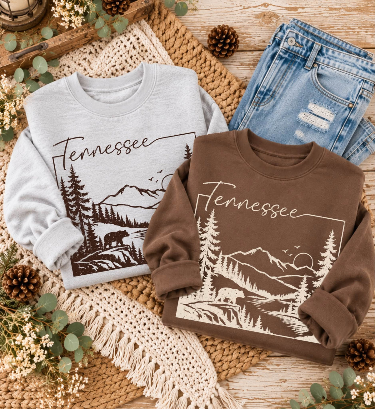 State Outline Sweater