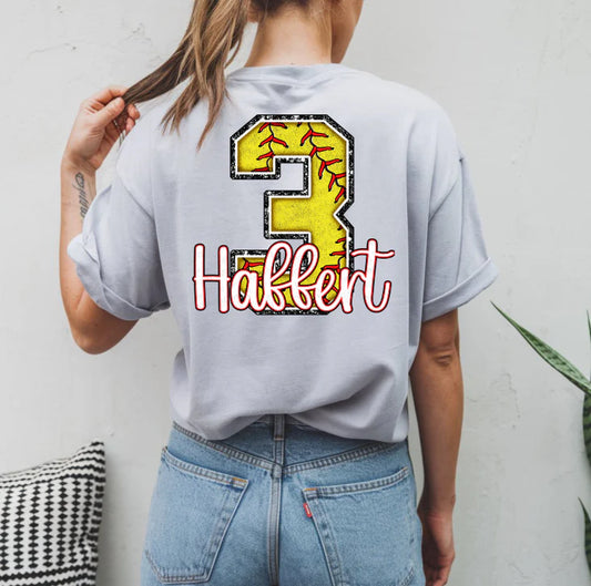 Softball Number