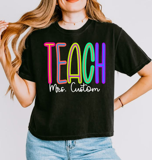 Customizable name shirt