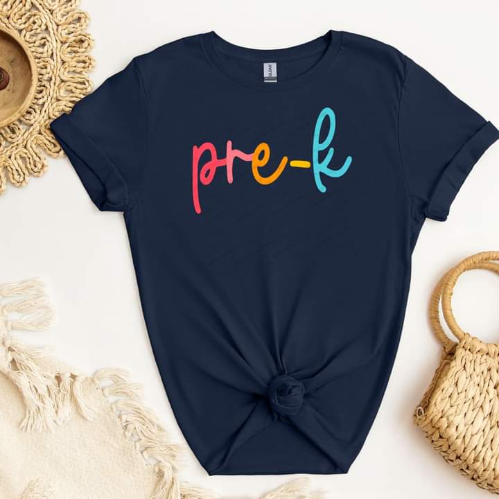 Grade level shirt Pre-K -6